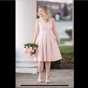 Gal Meets Glam Collection Pink Bow Back Dress